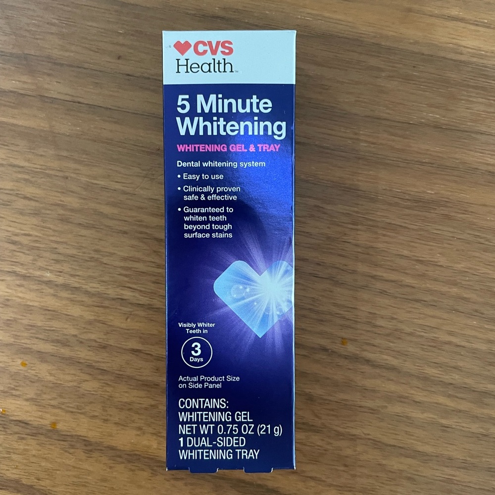 CVS Health 5 Minute Whitening Kit Tooth Whitening System